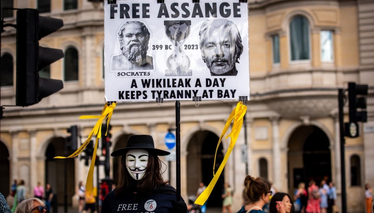 Más de 11.000 ETH y BTC han traído la libertad al fundador de WikiLeaks
