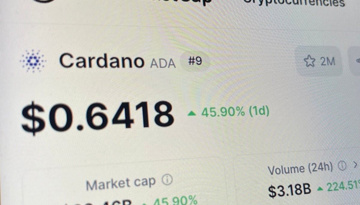 Cardano sube un 75%, ¿Qué está pasando?